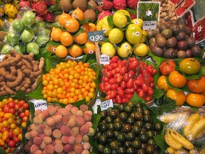 La Boqueria produce