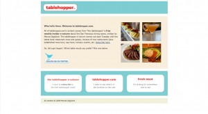 Table Hopper Home Page