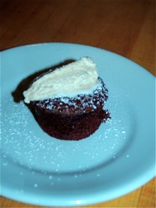 Mexican Chocolate Souffle with Soft Cinnamon Whipped Cream